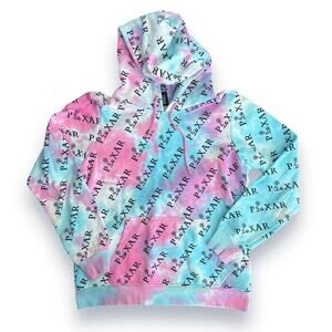 Disney Pixar Tie Dye Hoodie Pink Purple Blue White Unisex Men Women’s Medium